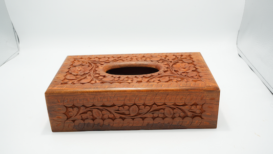 Carving tissue box