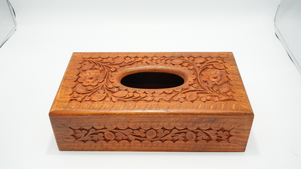 Carving tissue box