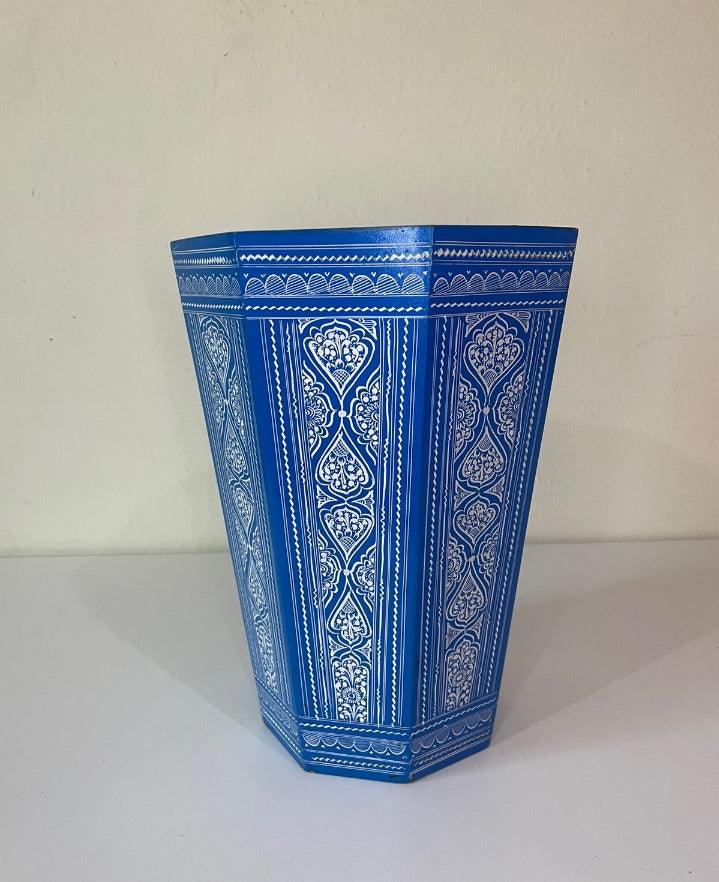 Naqshi Art Wooden Dustbin - wcspk