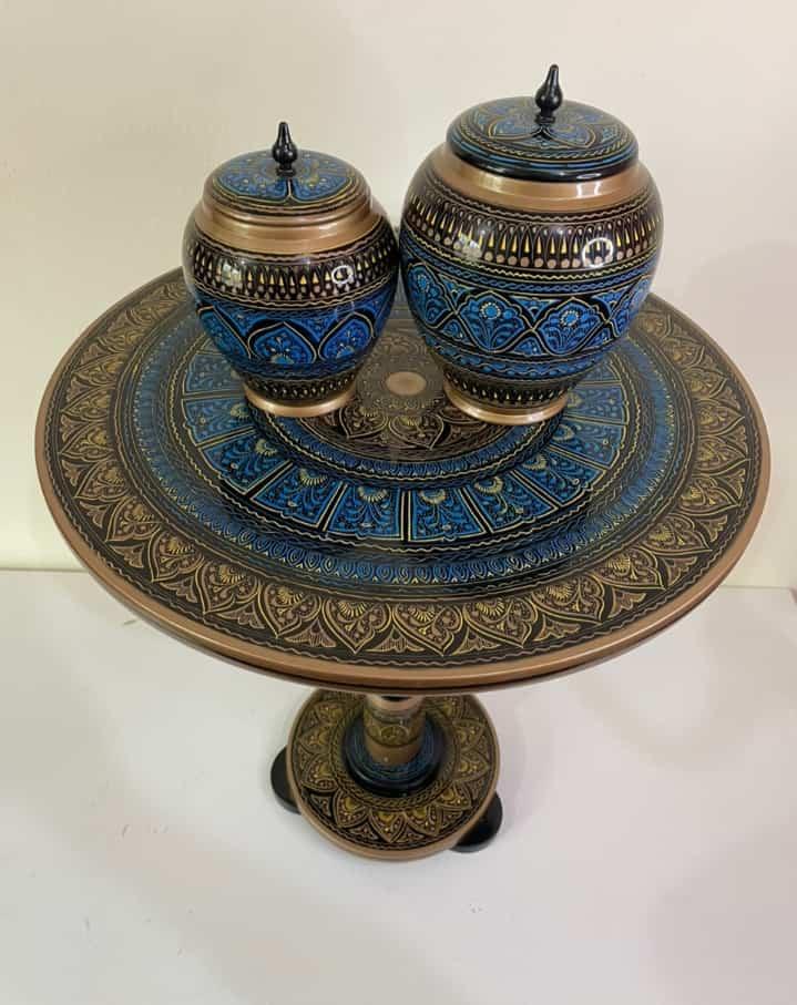 Naqshi Art Wooden Table - wcspk