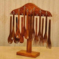 Wooden Fork & Spoon Set - wcspk