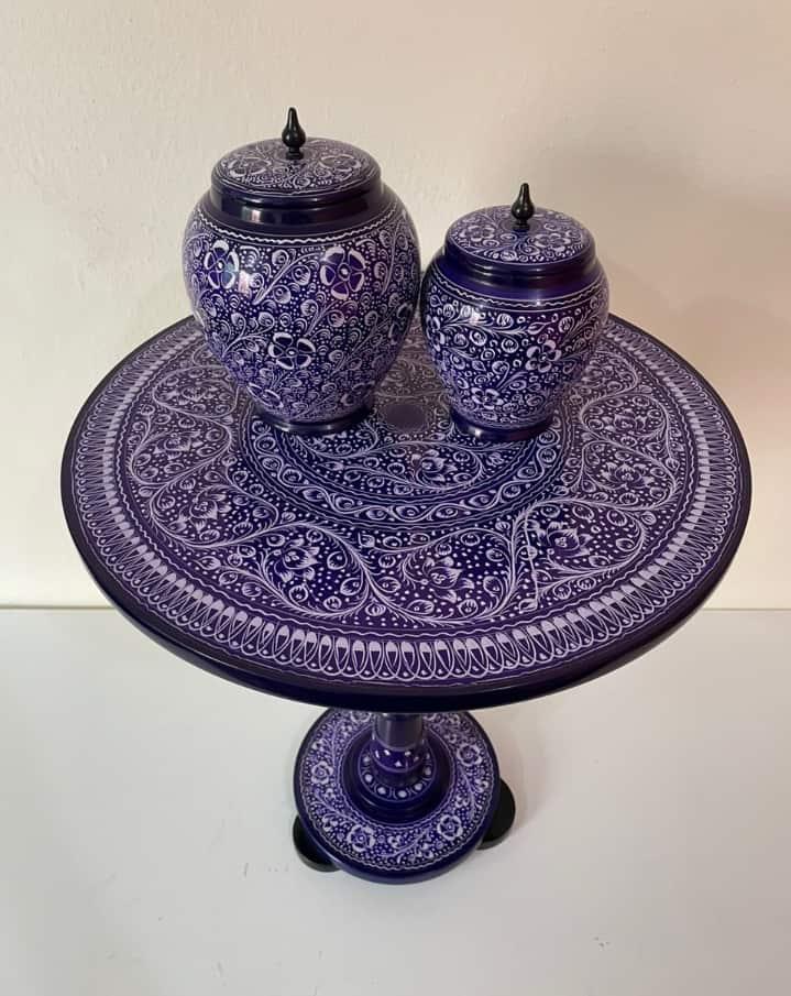 Naqshi Art Wooden Table - wcspk