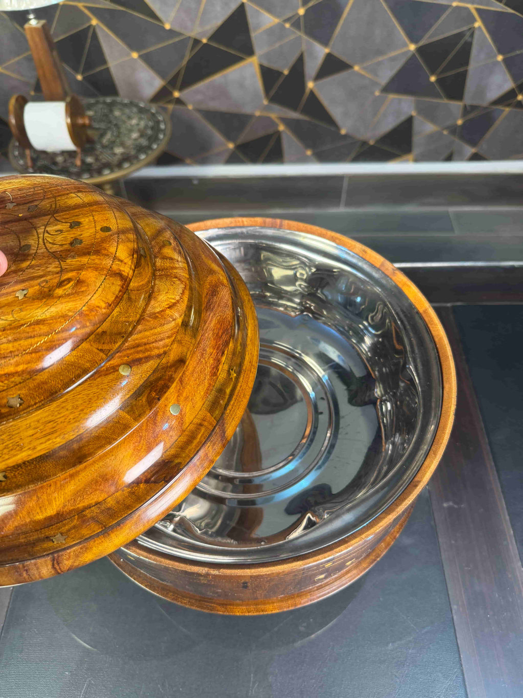 wooden buffet